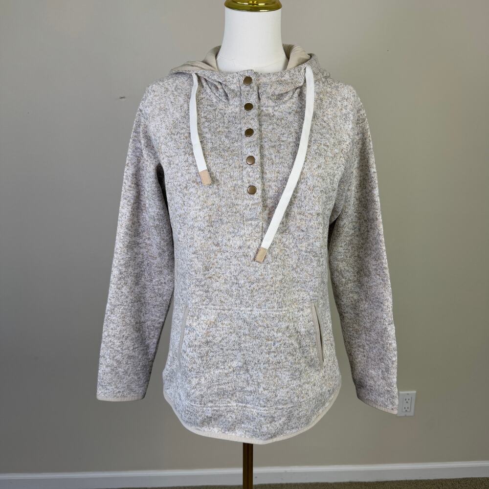 Thread Supply Pullover Snap Hand Sewn Hoodie Sweatshirt US Women's XS
